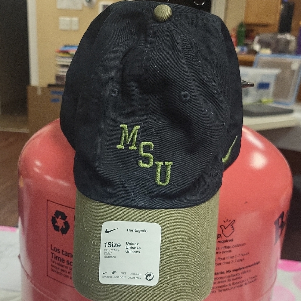 MSU Nike Black and Tan Men's Cap